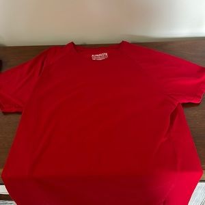 Red Alphalete tee Tshirt
